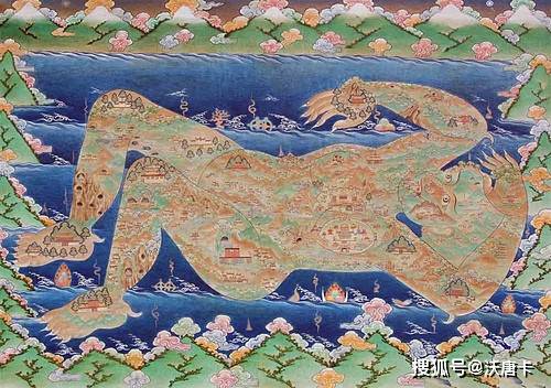 西藏十二神庙组成《西藏镇魔图》